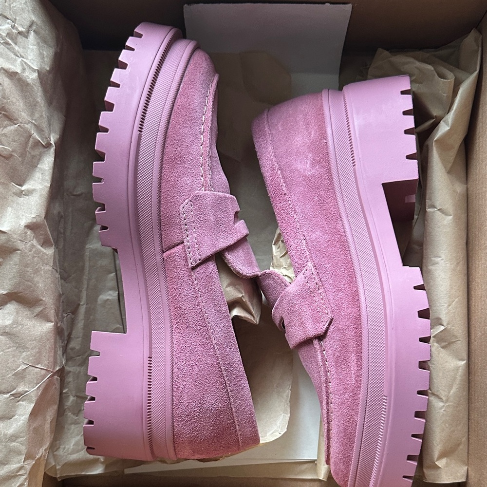 Portland Leather Pink Suede Women's Loafers